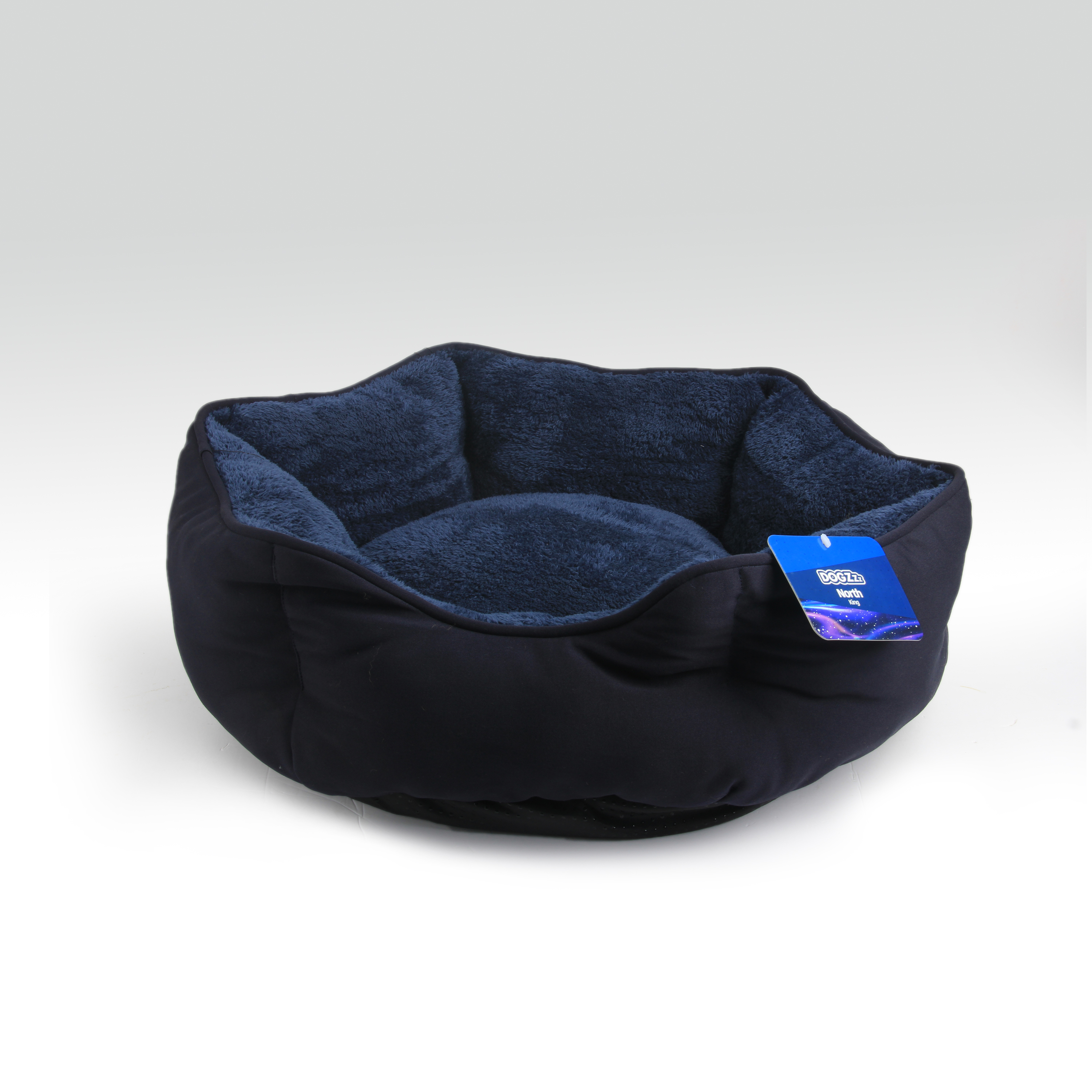Dogzzz North Donut Azul cama para perros y gatos, , large image number null